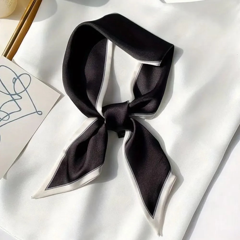 Black and White Scarf #2170